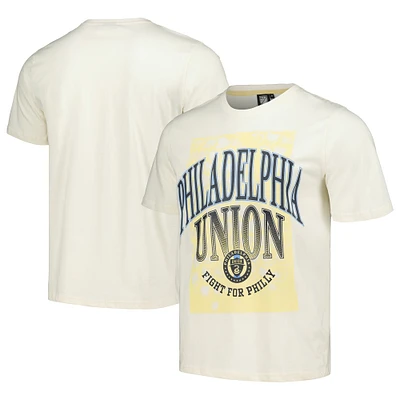 Men's Cream Philadelphia Union '90s Heavyweight Relaxed T-Shirt