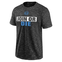 Men's Fanatics  Charcoal Philadelphia Union T-Shirt