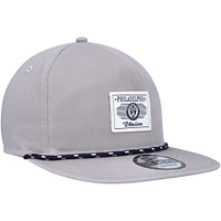 Men's New Era Gray Philadelphia Union Patch Golfer Adjustable Hat