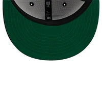 Men's New Era Gray Philadelphia Union Throwback Mesh 59FIFTY Fitted Hat