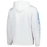 Men's White Philadelphia Union Graffiti Full-Zip Hoodie Windbreaker Jacket
