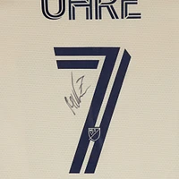 Mikael Uhre Philadelphia Union Autographed Match-Used #7 Tan adidas Jersey from the 2024 MLS Season - Size L