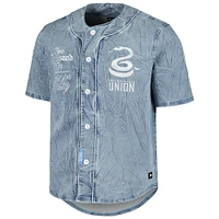 Unisex The Wild Collective Blue Philadelphia Union Denim Button-Up Shirt