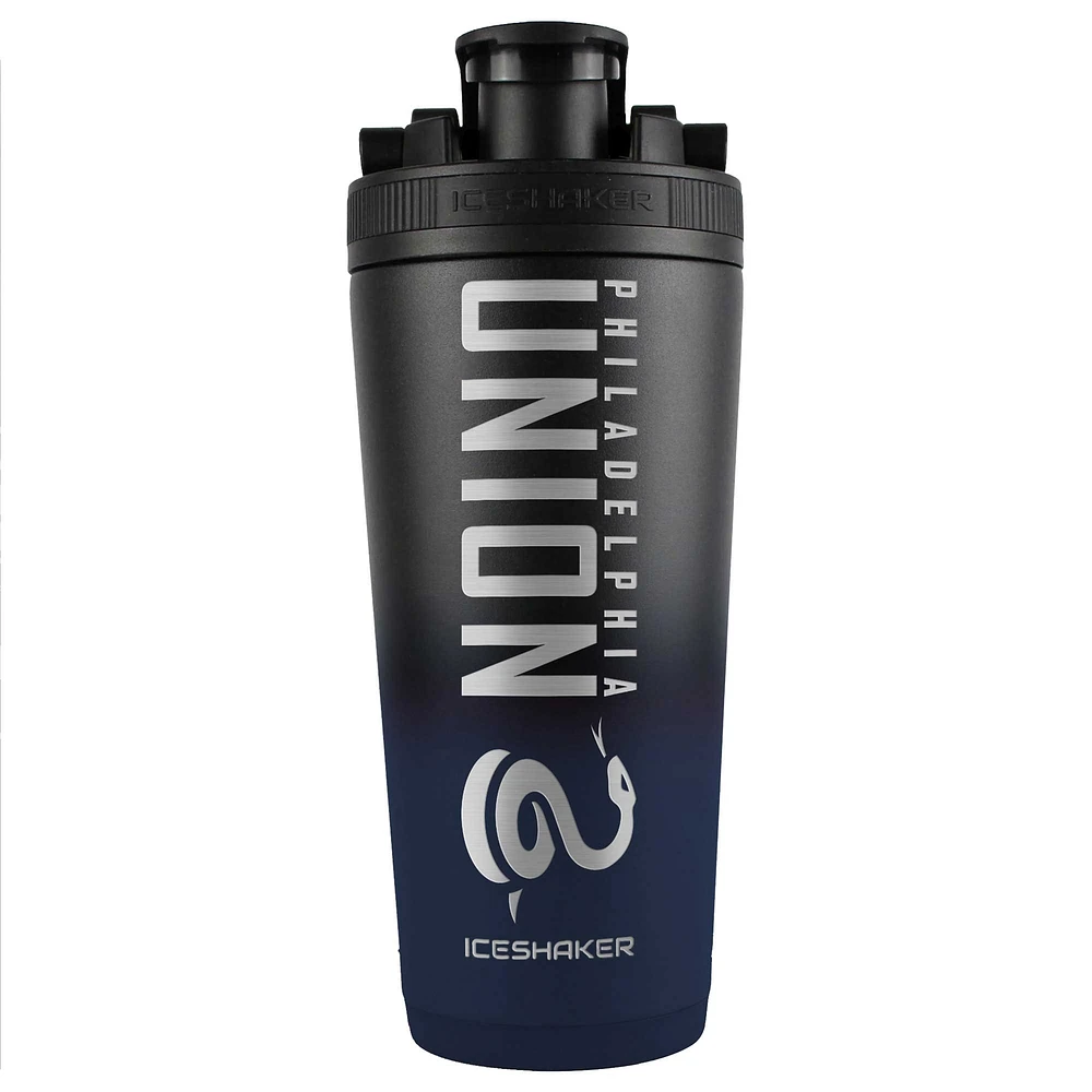 WinCraft Philadelphia Union 26oz. Ombre Stainless Steel Ice Shaker Blender Bottle