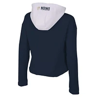 Women's Stadium Essentials Navy Philadelphia Union Game Plan Quarter-Zip Hoodie
