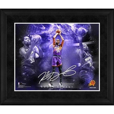 Collage encadré des stars du match de Kevin Durant, Phoenix Suns, 16" x 20"