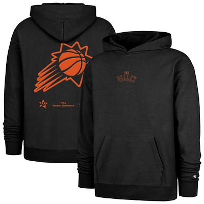 Sweat à capuche double crossover Foundation City Edition 2024/25 Phoenix Suns '47 Black pour homme