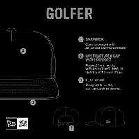 Men's New Era  Tan Phoenix Suns Victory Grove Corduroy Sneaker Pin Golfer Snapback Hat