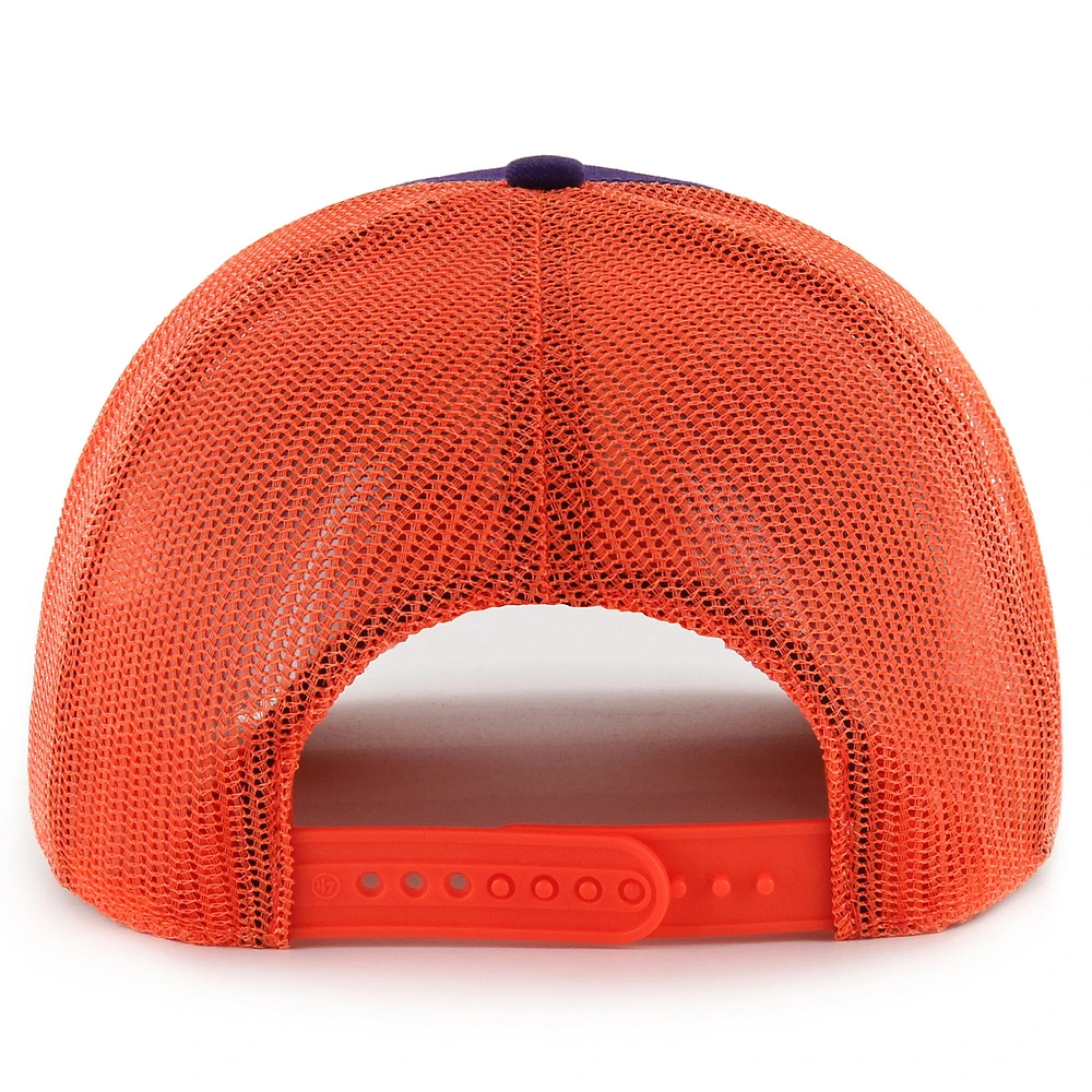 Men's '47 Purple/Orange Phoenix Suns 2024/25 City Edition Trucker Adjustable Hat