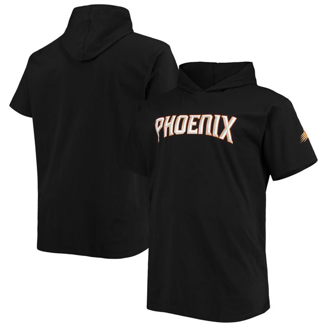 Chandail à capuchon manches courtes Phoenix Suns Big & Tall pour homme, noir
