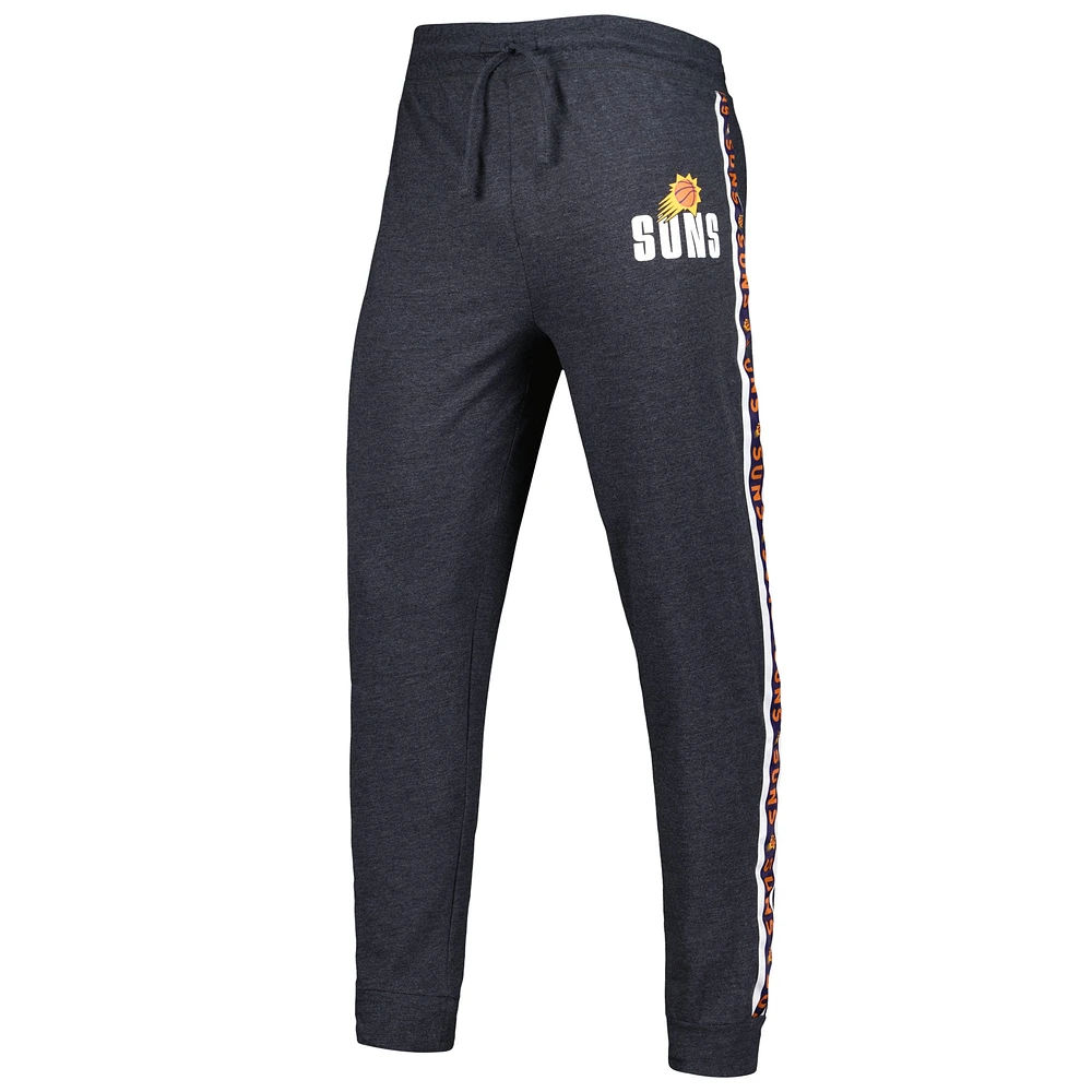 Men's Concepts Sport Charcoal Phoenix Suns Team Stripe Jogger Pants
