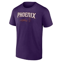 Men's Fanatics Devin Booker Purple Phoenix Suns Name & Number T-Shirt