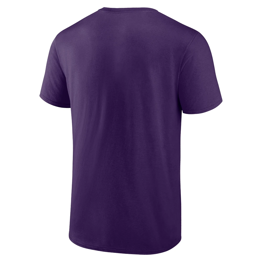 Men's Fanatics Devin Booker Purple Phoenix Suns Name & Number T-Shirt