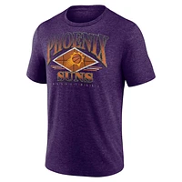 Men's Fanatics Heather Purple Phoenix Suns True Classics Power Phase Tri-Blend T-Shirt