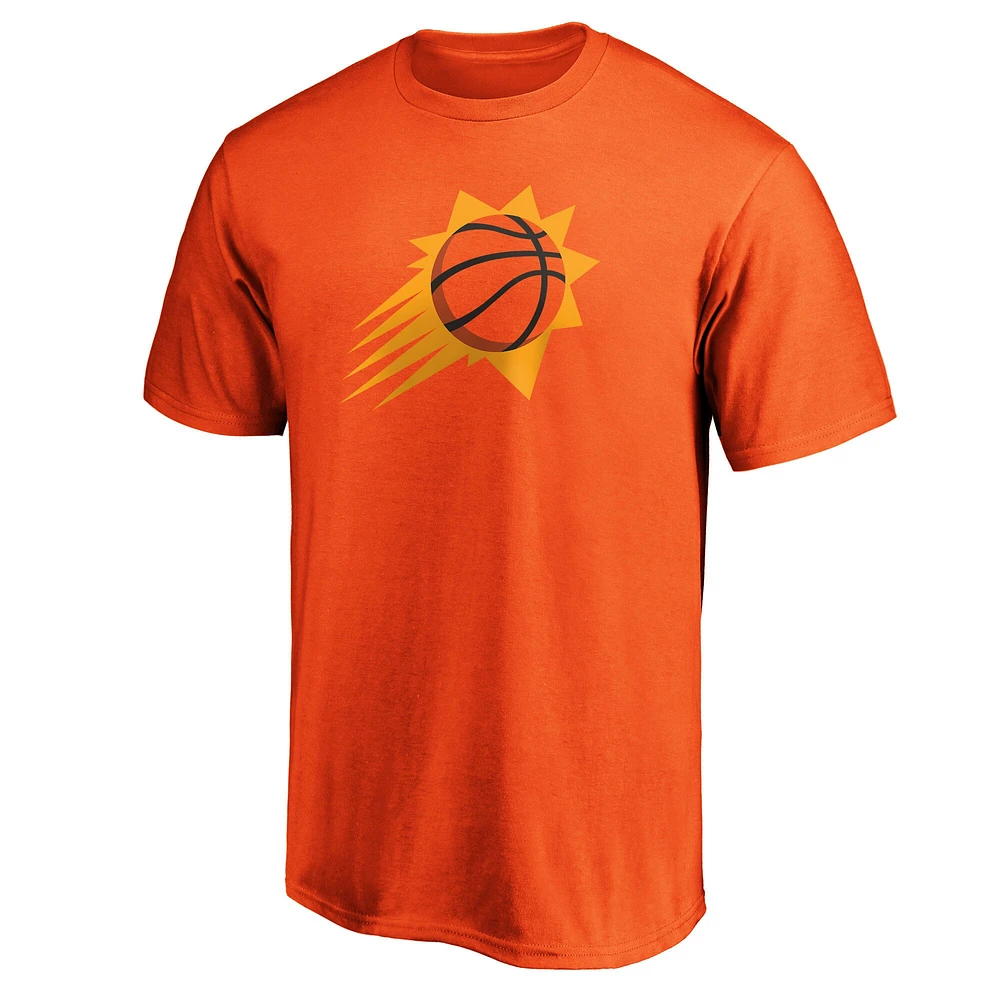 Men's Fanatics Orange Phoenix Suns Primary Logo T-Shirt