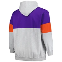 Men's Fanatics Purple/Orange Phoenix Suns Big & Tall Pullover Hoodie