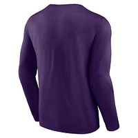 Men's Fanatics Purple Phoenix Suns Baseline Long Sleeve T-Shirt