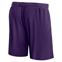 Men's Fanatics Purple Phoenix Suns Post Up Mesh Shorts
