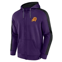 Men's Fanatics Purple Phoenix Suns Rainbow Shot Full-Zip Hoodie
