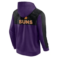 Men's Fanatics Purple Phoenix Suns Rainbow Shot Full-Zip Hoodie