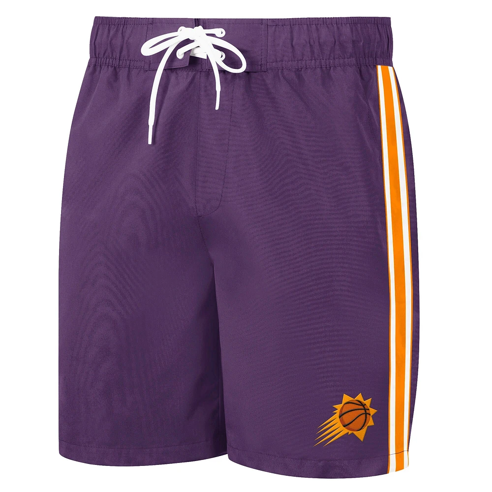 Short de bain pour homme G-III Sports by Carl Banks violet Phoenix Suns Sand Beach Volley