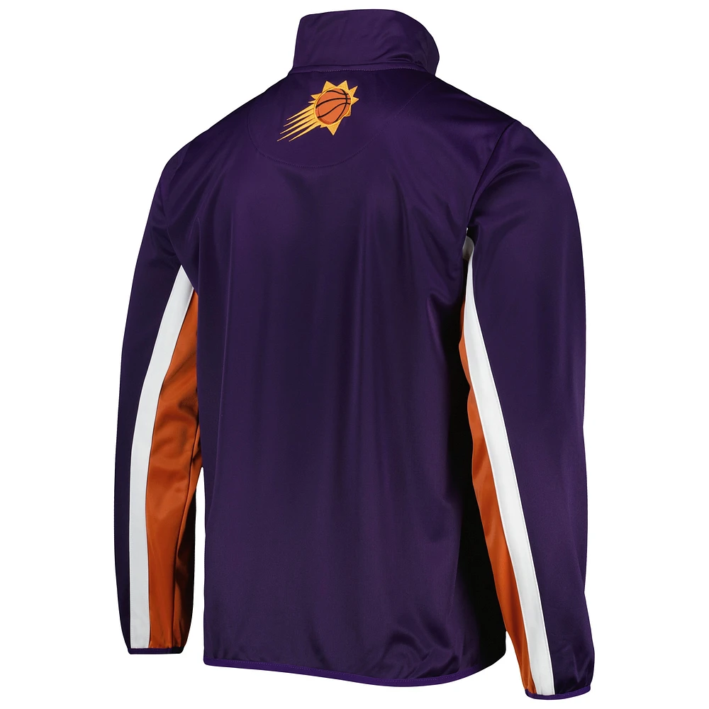 Veste de survêtement entièrement zippée G-III Sports by Carl Banks Phoenix Suns Contender Wordmark pour homme