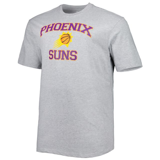 T-shirt gris chiné Phoenix Suns Big & Tall Heart Soul pour homme