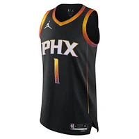 Men's Jordan Brand Devin Booker Black Phoenix Suns Authentic Player Jersey - Statement Edition
