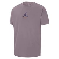 Men's Jordan Brand Purple Phoenix Suns Statement Edition Jumpman Flight Heavyweight T-Shirt