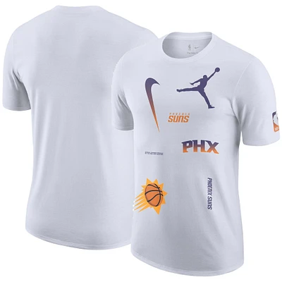 Men's Jordan Brand White Phoenix Suns Courtside Statement Edition Max90 T-Shirt