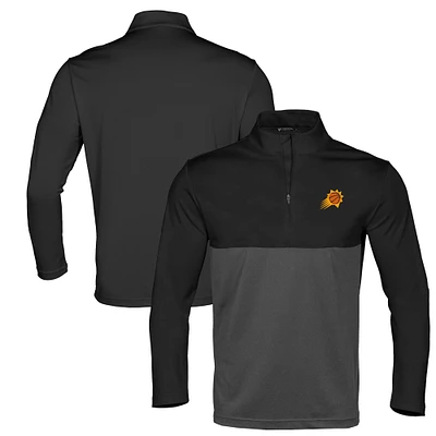 Haut noir à fermeture éclair quart de tour pour homme des Phoenix Suns Levelwear