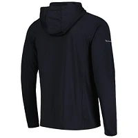 Men's Levelwear  Black Phoenix Suns Zander Hoodie Raglan Quarter-Zip Top