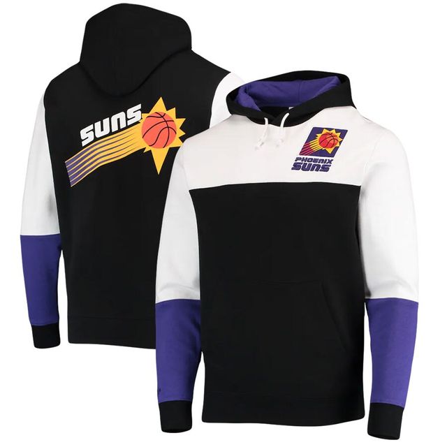 Chandail à capuchon Phoenix Suns Hardwood Classics Fusion 2.0 pour homme Mitchell & Ness noir/blanc