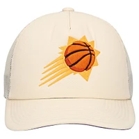 Men's Mitchell & Ness Cream Phoenix Suns Trucker Adjustable Hat