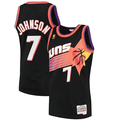 Maillot Swingman Mitchell & Ness Kevin Johnson Phoenix Suns 1996/97 Hardwood Classics noir pour homme