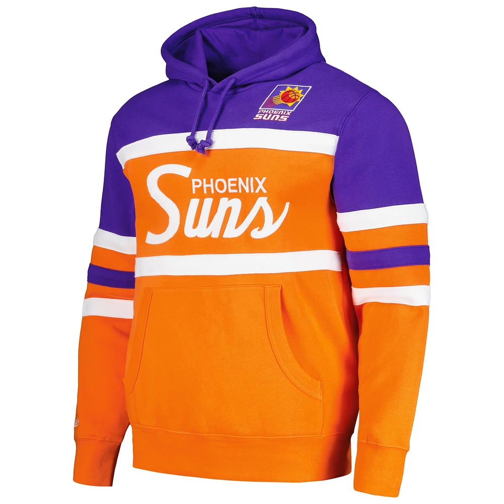Men's Mitchell & Ness Orange/Purple Phoenix Suns Head Coach Pullover Hoodie