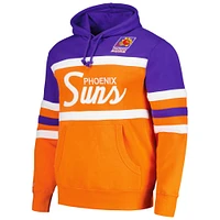 Men's Mitchell & Ness Orange/Purple Phoenix Suns Head Coach Pullover Hoodie