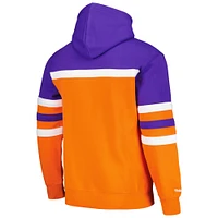 Men's Mitchell & Ness Orange/Purple Phoenix Suns Head Coach Pullover Hoodie