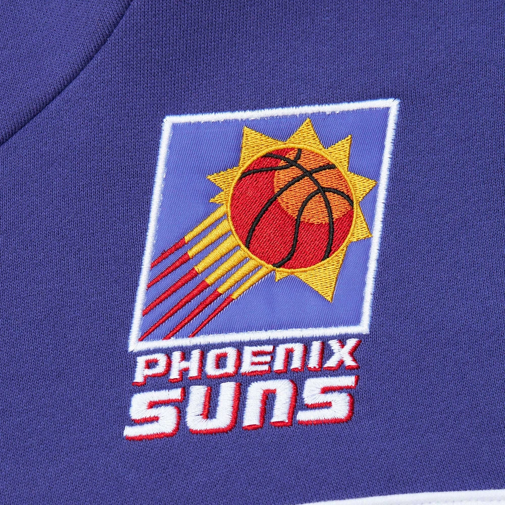 Men's Mitchell & Ness Orange/Purple Phoenix Suns Head Coach Pullover Hoodie
