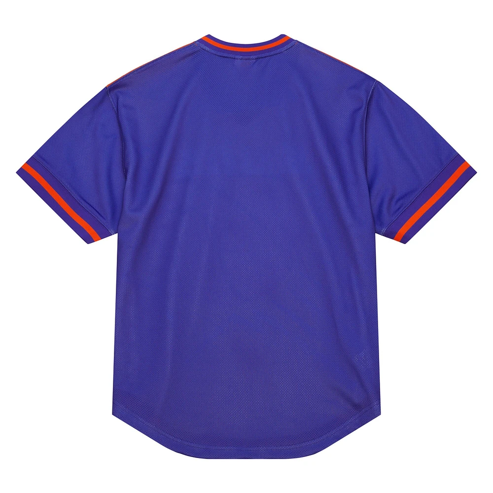 Men's Mitchell & Ness  Orange Phoenix Suns Jumbotron 3.0 Mesh V-Neck T-Shirt