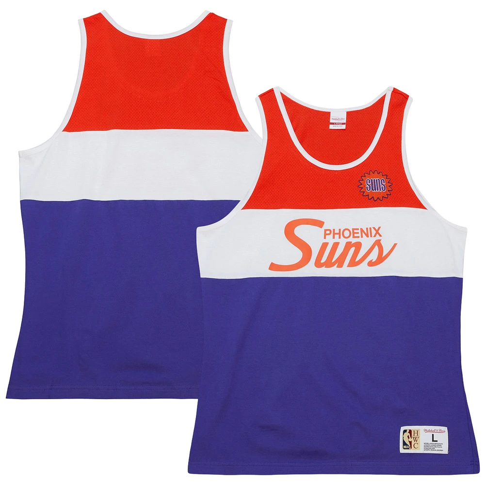 Débardeur violet Phoenix Suns à script spécial Mitchell & Ness pour hommes