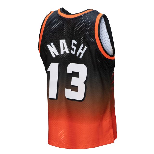 Maillot Homme Mitchell & Ness Steve Nash Noir/Orange Phoenix Suns - 1996/97 Fadeaway Swingman Player