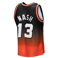 Men's Mitchell & Ness Steve Nash Orange/Black Phoenix Suns 1996/97 Hardwood Classics Fadeaway Swingman Player Jersey