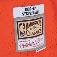 Men's Mitchell & Ness Steve Nash Orange/Black Phoenix Suns 1996/97 Hardwood Classics Fadeaway Swingman Player Jersey