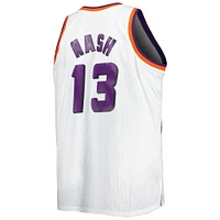 Men's Mitchell & Ness Steve Nash White Phoenix Suns Big Tall Hardwood Classics 1996/97 Swingman Jersey