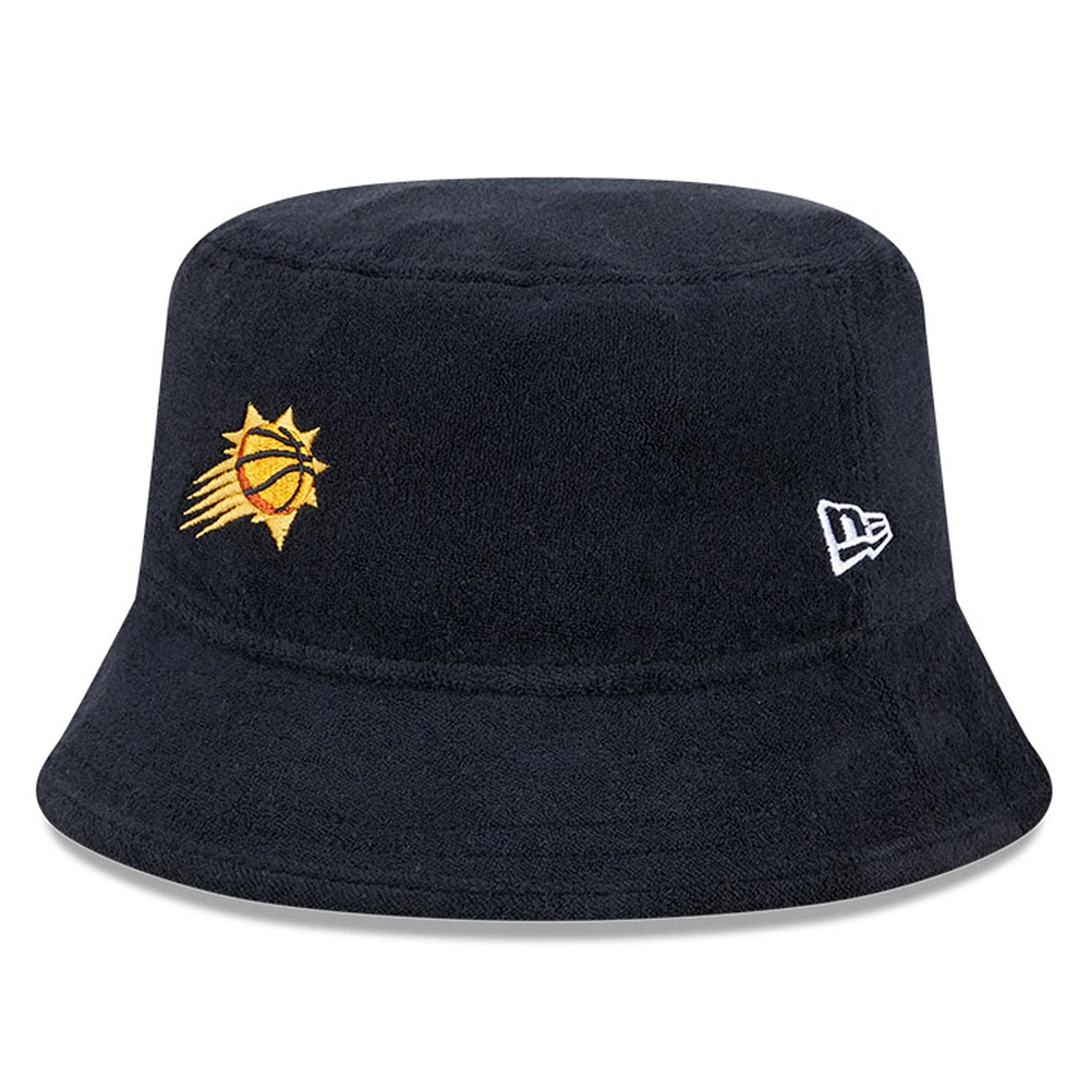 Bob New Era noir Phoenix Suns Court Sport Terry pour hommes