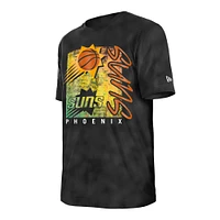 Men's New Era  Black Phoenix Suns Sport Classics Enzyme Wash Oversized T-Shirt