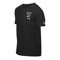 T-shirt New Era noir pour homme avec motif tête de mort des Phoenix Suns