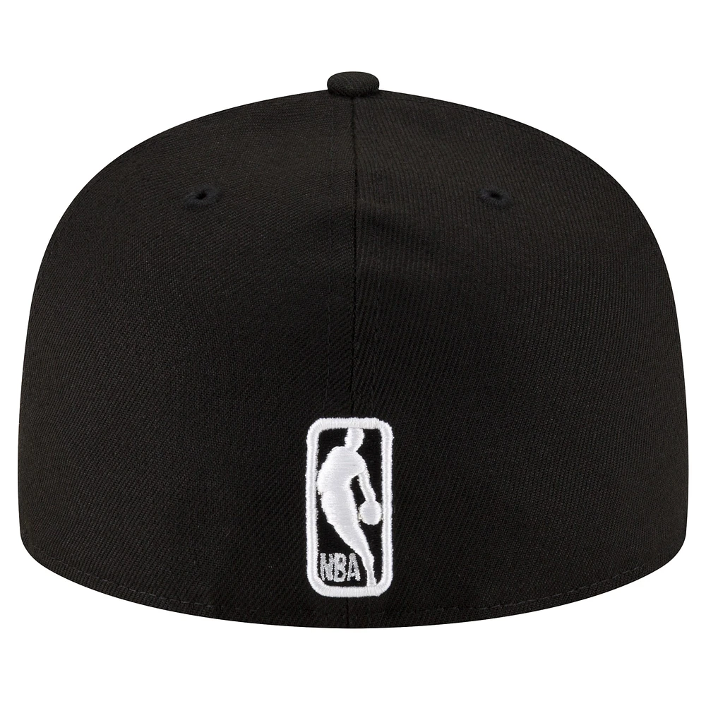Men's New Era Black Phoenix Suns Team 59FIFTY Fitted Hat