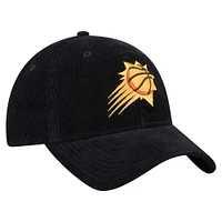 Men's New Era  Black Phoenix Suns Throwback Corded 9TWENTY Adjustable Hat
